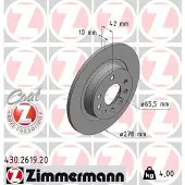 ZIMMERMANN Jarrulevy (1kpl) 430.2619.20