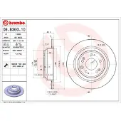 Brembo Jarrulevy (1kpl) 08.B360.10