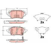 TRW Jarrupalasarja GDB2344