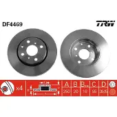 TRW Jarrulevy (1kpl) DF4469