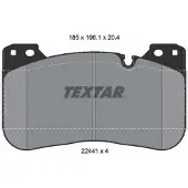 Textar Jarrupalasarja (4kpl), levyjarru 2244101