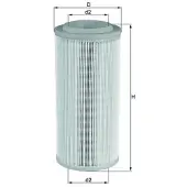 MAHLE ORIGINAL Ilmansuodatin LX 1595