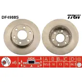 TRW Jarrulevy (1kpl) DF4988S