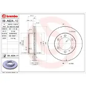 Brembo Jarrulevy (1kpl) 09.A634.11