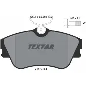 Textar Jarrupalasarja (4kpl), levyjarru 2147902