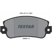 Textar Jarrupalasarja (4kpl), levyjarru 2095005