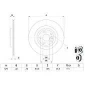Bosch Jarrulevy (1kpl) 0 986 479 E61