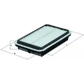 MAHLE ORIGINAL Ilmansuodatin Mahle, LX 1588 - Suzuki - Alto, Wagon