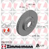 ZIMMERMANN Jarrulevy (1kpl) 250.1371.20