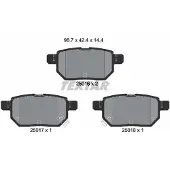 Textar Jarrupalasarja (4kpl), levyjarru 2501601