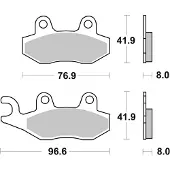 Brembo 07ya21 Type Cc Keraamiset Jarrupalat