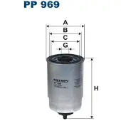 FILTRON Polttoainesuodatin PP 969