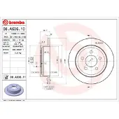 Brembo Jarrulevy (1kpl) 08.A636.11