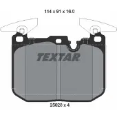 Textar Jarrupalasarja (4kpl), levyjarru 2502807