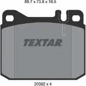 Textar Jarrupalat, levyjarru TEXTAR 2039213