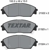 Textar Jarrupalasarja (4kpl), levyjarru 2132201