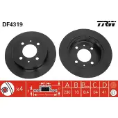 TRW Jarrulevy (1kpl) DF4319