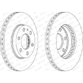 FERODO Jarrulevy FCR314A, 1 Kappale