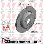 ZIMMERMANN Jarrulevy (1kpl) 150.2953.32