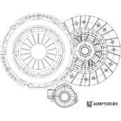 Blue Print Kytkinpaketti ADBP300089