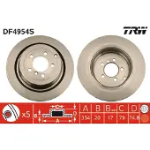TRW Jarrulevy (1kpl) DF4954S