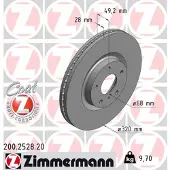 ZIMMERMANN Jarrulevy (1kpl) 200.2528.20