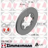 ZIMMERMANN Jarrulevy (1kpl) 250.1382.20