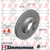 ZIMMERMANN Jarrulevy (1kpl) 460.1561.20