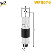 WIX FILTERS Polttoainesuodatin WF8576