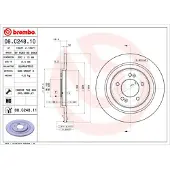 Brembo Jarrulevy 08C24811 takana, täysi, erittäin hiilihappoinen, 1 Kappale