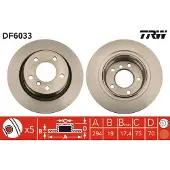 TRW Jarrulevy (1kpl) DF6033