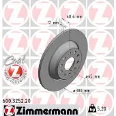 ZIMMERMANN Jarrulevy (1kpl) 600.3252.20