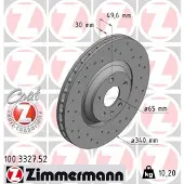 ZIMMERMANN Jarrulevy (1kpl) 100.3327.52