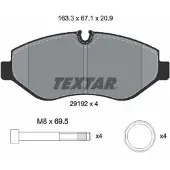 Textar Jarrupalasarja (4kpl), levyjarru 2919209