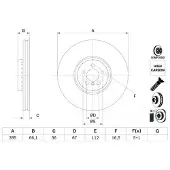 Bosch Jarrulevy (1kpl) 0 986 479 H12