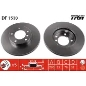 TRW Jarrulevy (1kpl) DF1538