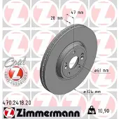 ZIMMERMANN Jarrulevy (1kpl) 470.2418.20