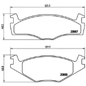 Brembo Jarrupalasarja (4kpl), levyjarru P 85 024