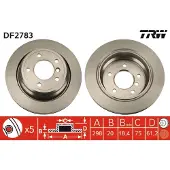 TRW Jarrulevy (1kpl) DF2783