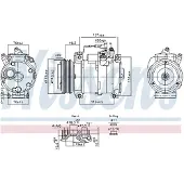 Nissens Kompressori, ilmastointilaite 891005
