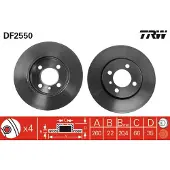TRW Jarrulevy (1kpl) DF2550
