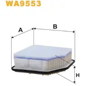 WIX FILTERS Ilmansuodatin WA9553