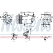 Nissens Kompressori, ilmastointilaite 891012