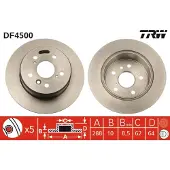 TRW Jarrulevy (1kpl) DF4500