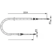 Bosch Vaijeri, käsijarru 1 987 482 303
