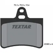 Textar Jarrupalasarja (4kpl), levyjarru 2330501