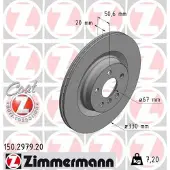 ZIMMERMANN Jarrulevy (1kpl) 150.2979.20