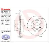 Brembo Jarrulevy 09.A302.11