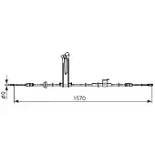 Bosch Vaijeri, käsijarru 1 987 482 833