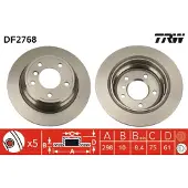 TRW Jarrulevy (1kpl) DF2768